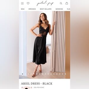 Petal and Pup Black Ariel Dress